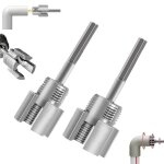 Coupe - filetage tuyau 1 / 2 taraud 3 / 4 outil plomberie r�utilisable - 2 pi�ces inox universel - outil ...