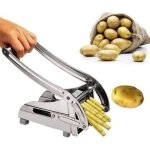Coupe - frites - yis - acier inox - lames interchangeables - dimensions 25x12x9 cm - professionnel