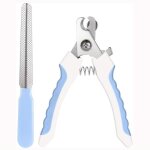 Coupe ongles - riwill - acier inoxydable - avec lime � ongles - pour chiens et chats - s�curit�