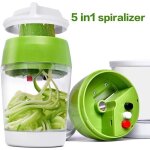 Coupe lgumes spirale 5 en 1 spiraliseur de lgumes spiralizer legume spaghetti pour carottes & concombres ...