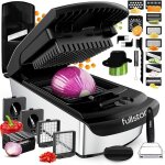 Coupe legumes ultifonctions et andoline - trancheur ou d�coupe cube oignons carottes concombres pro 14 ...