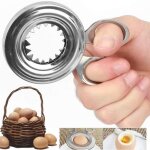 Coupe - oeuf - non sp�cifi� - acier inoxydable - argent - 6. 5x10x7. 7cm - 56g