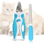 Coupe ongles chien - professionnel - acier inoxydable - sécurisé - pour moyenne grande taille - bleu Coupe ongles chien - professionnel - acier inoxydable - sécurisé - pour moyenne grande taille - bleu