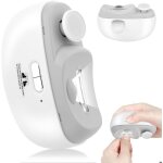 Coupe - ongle �lectrique 2 en 1 rechargeable usb - 2 vitesses pour b�b�s adultes et personnes �g�es