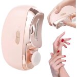 Coupe - ongles �lectrique 2 - en - 1 - safeydaddy - automatique avec polissage - 2 vitesses rose - pour ...