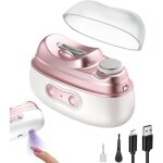Coupe - ongles �lectrique 3 en 1 avec 2 vitesses lumi�re pour les ongles et fonction de rangement convient ...