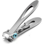 Coupe - ongles professionnel en acier inoxydable avec lames larges courbes et solides : pince  ongles ...