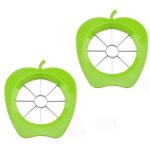 Coupe - pomme - non sp�cifi� - manuel - acier inoxydable - vert - compact et l�ger