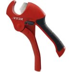 Coupe - tube plastique pc 32 virax - outil de coupe pour pvc pe per pex et tuyaux souples