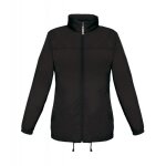 Coupe vent imperm�able femme - b&c - jw902 - taffeta nylon - capuche avec cordon - poches �lastiqu�es ...