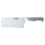 Couperet de cuisine - global - g12 - lame 16cm - acier inoxydable - manche rond et creux Couperet de cuisine - global - g12 - lame 16cm - acier inoxydable - manche rond et creux