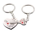 Couple porte - cls amour cratif cl  mon coeur cute couple set keyring porte - cls pour unisexe