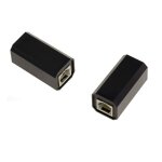 Coupleur rj45 - ethernet - femelle femelle - noir - 8 fils - connecteur rseau