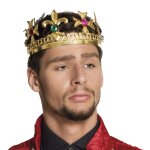 Couronne - boland - m�di�val - jaune - homme - adulte