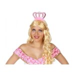 Couronne rose de princesse - atosa - accessoire de d�guisement pour femme ou fille - contes de f�es - ...