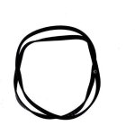 Courroie pour lave - linge laden whirlpool - accessoire pour machine à laver - longueur 1207 mm Courroie pour lave - linge laden whirlpool - accessoire pour machine à laver - longueur 1207 mm