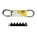 Courroie platine vinyle - arthur martin - 1280 j6 mael - blanc - garantie 2 ans