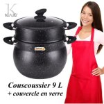 Couscoussier - klaus - 9 l - antiadhésif - fonte d?aluminium - compatible induction Couscoussier - klaus - 9 l - antiadhésif - fonte d?aluminium - compatible induction