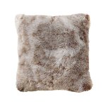 Coussin - antartic - 45 x 45 cm - d�houssable - marron chocolat - design contemporain