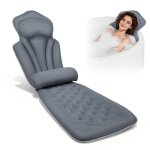 Coussin de bain 4d avec coussin lombaire extra 144 ventouses (12 fois plus de maintien) avec appui - ...