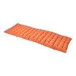 Coussin pour banc de jardin - homescapes - terracotta ? 143 x 48 x 5 cm ? matelas de sol ? coton et polyester ...