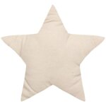 Coussin enfant berlingot toile - coton - beige - 40x40 cm - beige - atmosphera createur dinterieur