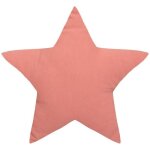 Coussin enfant berlingot toile - coton - rose terracotta - 40x40 cm - terracotta - atmosphera createur ...