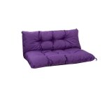 Coussins pour canap� - coussins pour palette ext�rieur - setgarden - violet - dossier (120x40x14 cm) ...