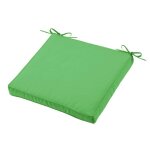 Coussin de chaise carr hawai couleur vert 40 x 40 x 5 cm dhoussable extrieur impermable antitache ...