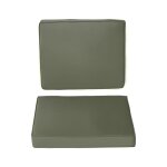 Coussins pour chaise fauteuil de jardin coussins dassise de dossier d�houssables polyester 56x52 / 56x46cm ...