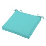Coussin de chaise hawai couleur acqua 40 x 40 x 5 cm d�houssable ext�rieur imperm�able antitache