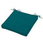 Coussin de chaise hawai couleur ptrole 40 x 40 x 5 cm dhoussable extrieur impermable antitache