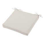 Coussin de chaise hawai naturel 40 x 40 x 5 cm dhoussable impermable antitache