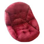 Coussin de chaise - rehausseur de chaise doux avec dossier en forme coquille peluche pour chaise jardin ...