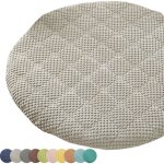 Coussin chaise rond 45cm style9 lavable si�ge / tambouret int�rieur / ext�rieur 40 / 45 / 30cm .