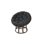 Coussins de chaise ronds doux �pais coussin fauteuil coussin fauteuil rotin pour jardin ext�rieur balcon ...