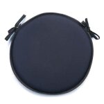 Coussin de chaise - noname - rond - gris anthracite - 40 cm - synth�tique