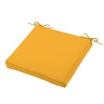 Coussin de chaise - sunny - mimosa - 40x40 cm - dhoussable - impermable - extrieur