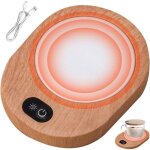 Coussin chauffant - chauffe - tasse - chauffe - tasse usb de bureau - tasse en bois 55 - 65 �c - temp�rature ...