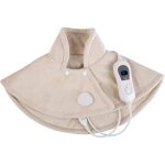 Coussin chauffant lectrique nuque et paules coussin cervical chauffant tour de cou chauffant 3 niveaux ...