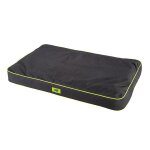Coussin pour chiens - ferplast - polo - noir - 65 x 40 x 8 cm - impermable et dhoussable