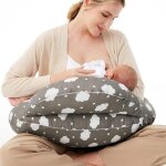 Coussin dallaitement avec bord de s�curit� - housse 100% coton amovible - sangle r�glable pour b�b� et ...