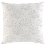 Coussin d�houssable 60 x 60 cm polyester imprim� m�tallis� majestia ? beige