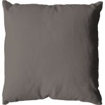 Coussin - home maison - vison - 60 x 60 cm - dhoussable - uni - coton naturel