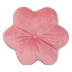 Coussin fleur amelia rose d38cm - atmosphera cr�ateur dint�rieur