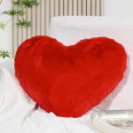 Coussin en forme de coeur rouge coussin canape convient pour les salon lit chambre denfant 38x48 cm Coussin en forme de coeur rouge coussin canape convient pour les salon lit chambre denfant 38x48 cm