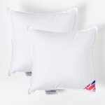 Coussin de garnissage - microfibre - 30x30 cm - lot de 2 - hypoallergnique - dhoussable