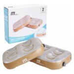 Coussins gonflables pour spa - mspa - ensemble de 2 pi�ces - 39x30x10 cm - pvc doux - champagne dor� ...