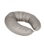 Coussin de grossesse de maternit� et dallaitement d�houssable - 100% coton - 170 cm - gris pois - monsieur ...
