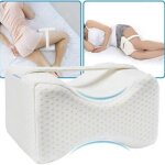 Oreiller - genou - mousse  mmoire de forme - 25x20x14 cm - soulagement de douleur